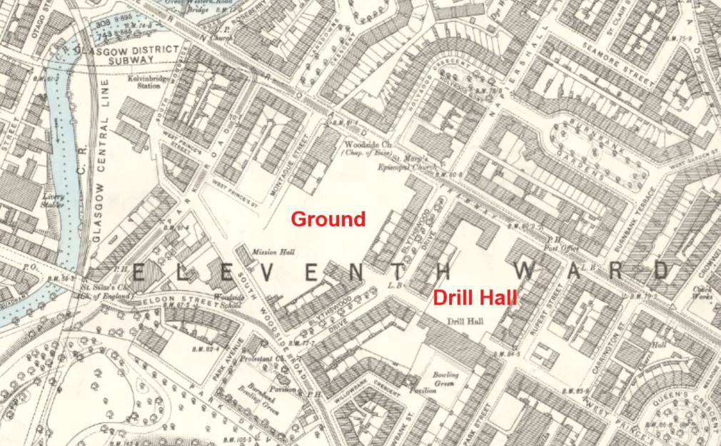 Glasgow - Burnbank Grounds : Map credit National Library of Scotland